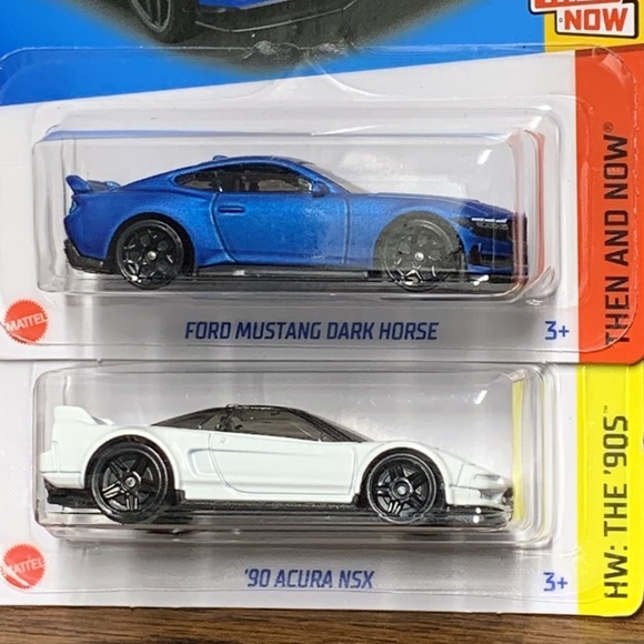 Hot Wheels Other - Hot Wheels 90 Acura NSX -Ford Mustang Dark Horse 2car lot